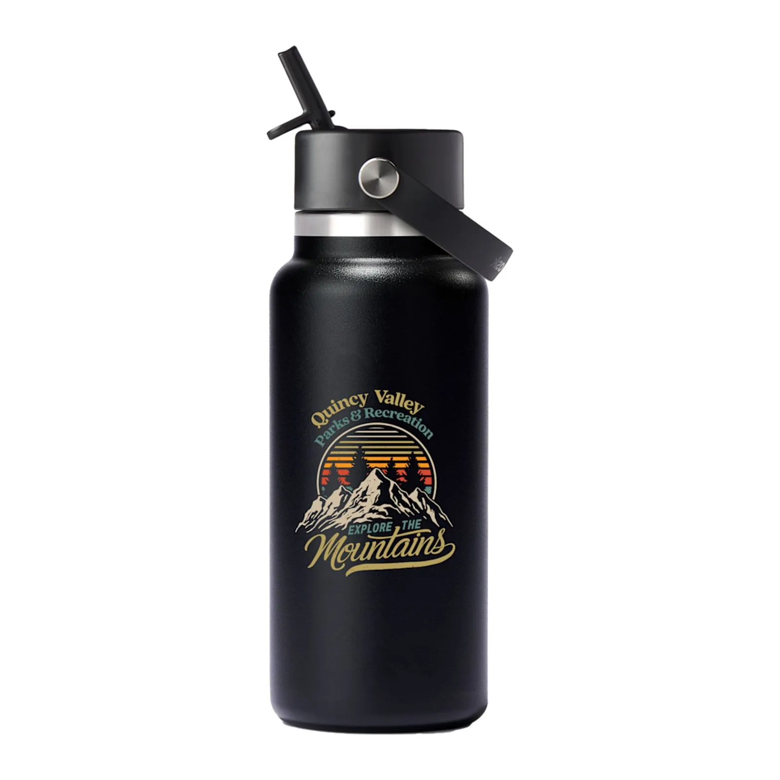 32 oz. Hydro Flask® Wide Mouth With Flex Straw Cap