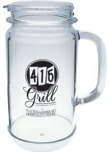 Logo Mason Jar Pitcher - 32 Oz.