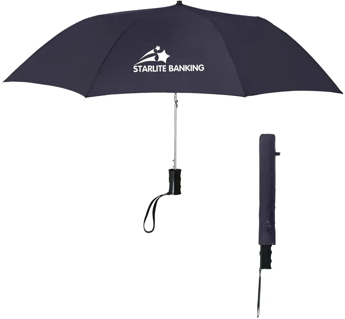 36" Arc Telescopic Folding Automatic Umbrella