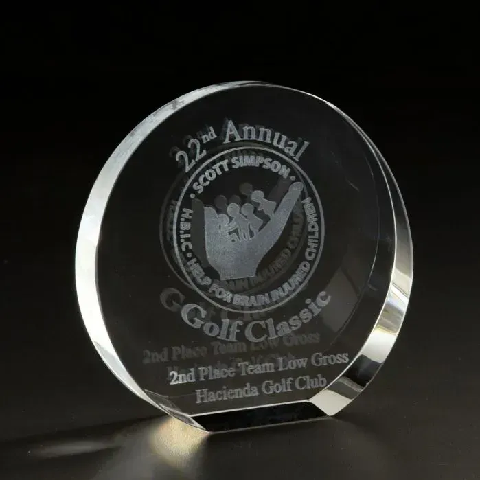 Promotional 3D Circle Small Award