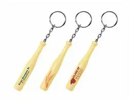 Promotional Baseball Bat Keychain - 4"