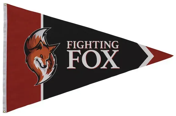 4' x 6' Nylon Pennant Flag Single-Sided