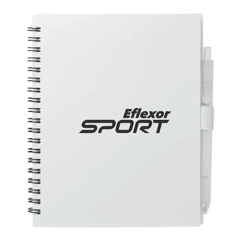 Custom FSC® Recycled Spiral Notebook w/ RPET Pen - 5.5"X7" (70 Pages)