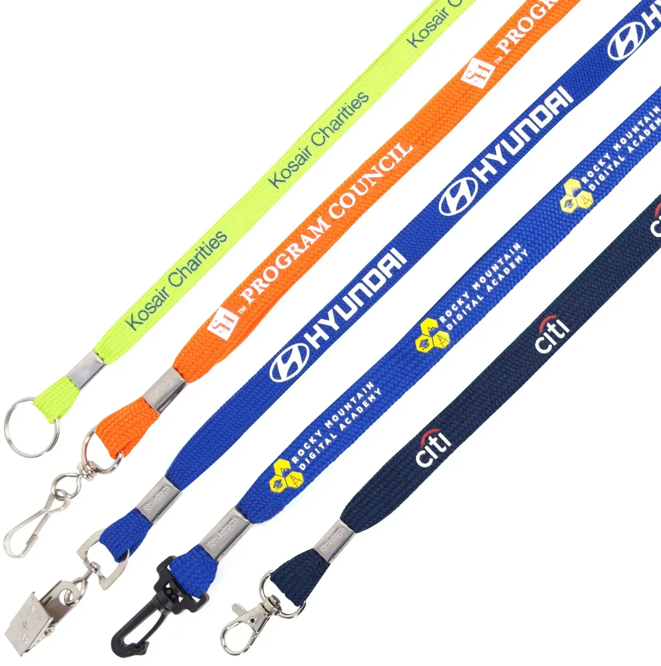 Custom Tube Polyester Lanyards