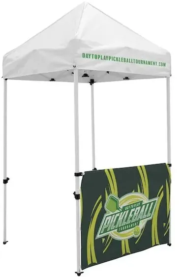 5' Economy Tent Half Wall Kit (Dye Sublimated, Single-Sided)