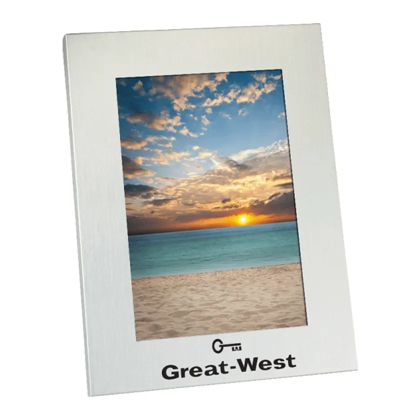 Branded Aluminum Photo Frame - 5" x 7"