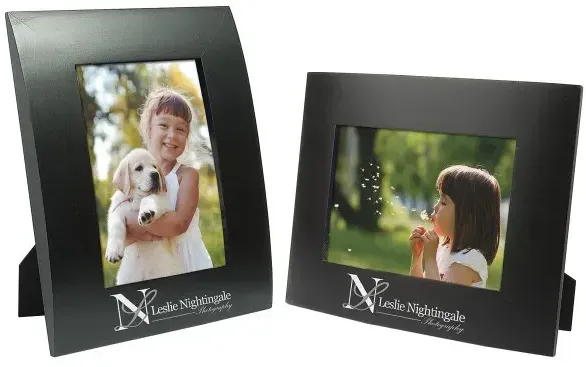 Promotional Curved Wood Frame - 5 x 7