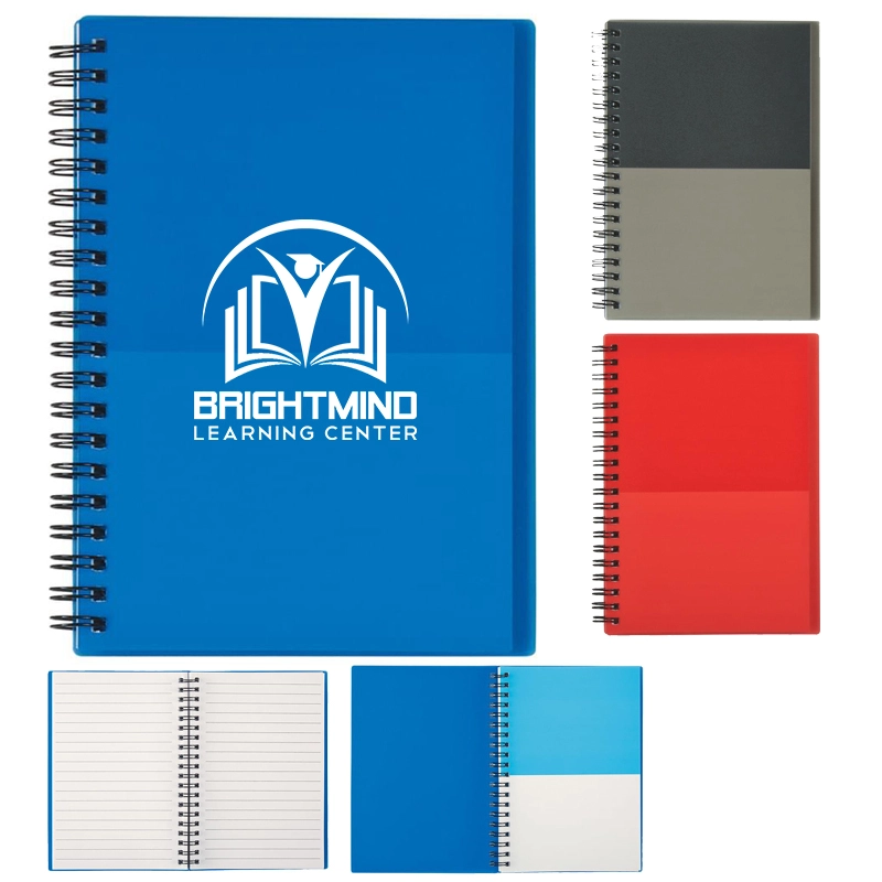 5" x 7" Two-Color Spiral Notebook