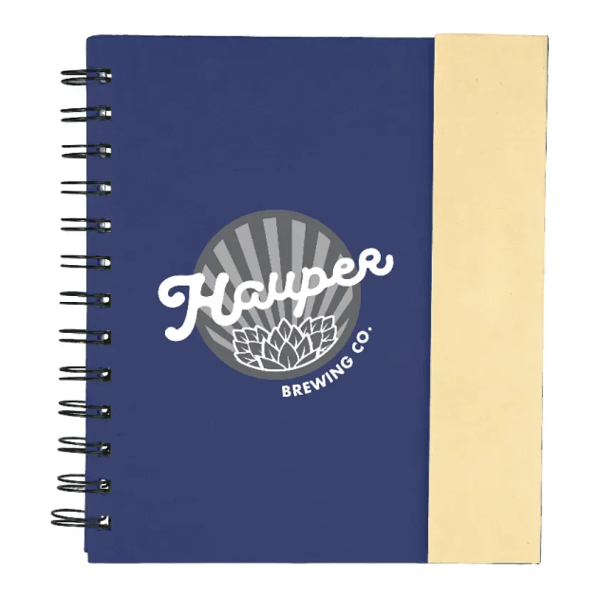 Customizable FSC® Mix Lock-It Spiral Notebook with Pen (6.5" x 7")