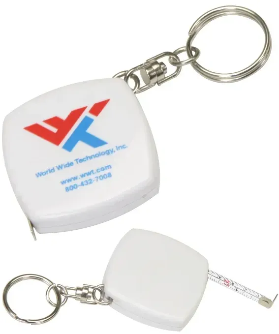 Personalized Tape Measure Keyring