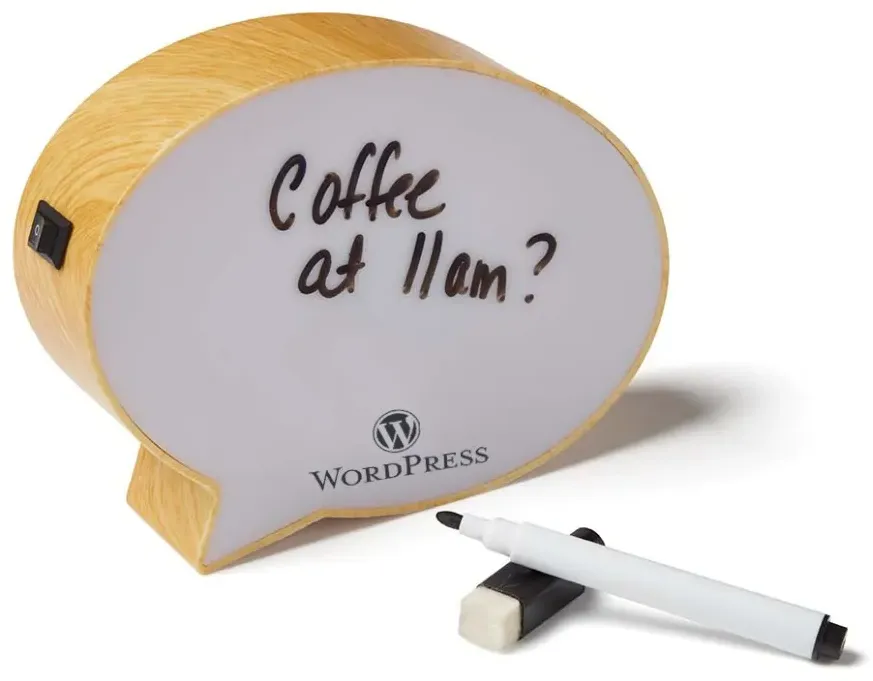 Light-Up Mini Speech Bubble Message Board - 6"