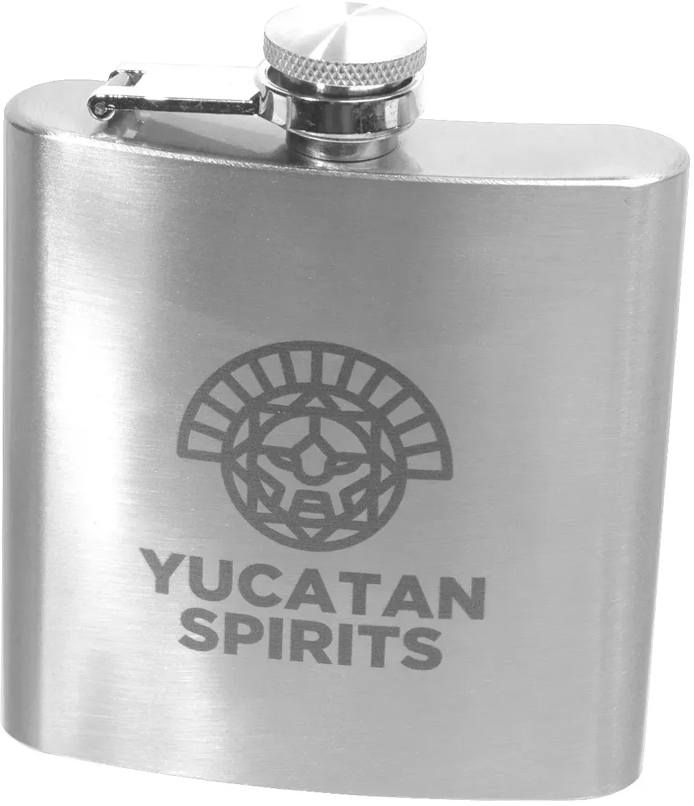 Personalized Stainless Steel Hip Flask - 6oz