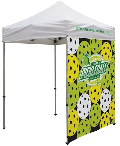 6' Tent Full Wall (Dye Sublimated, Single-Sided)