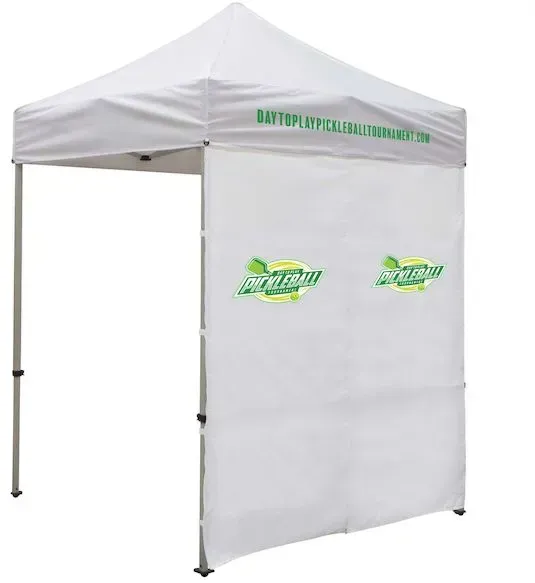 6' Tent Full Wall with Middle Zipper (Full-Color Imprint)