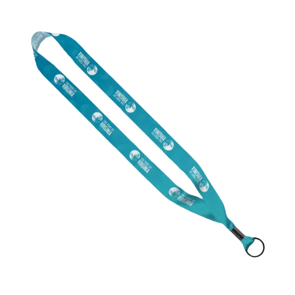 Dye-Sublimated Satin Ribbon Lanyard - 7/8"