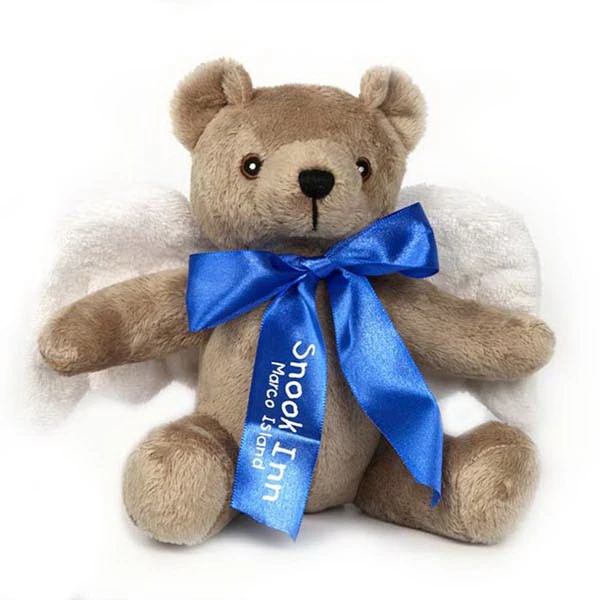 Stuffed Bear-Angel w/ Wings - 7"