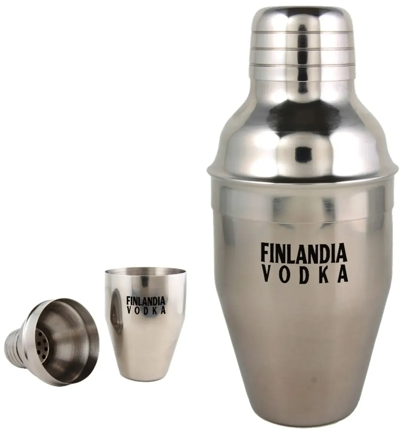 Personalized Stainless Steel Cocktail Shaker - 7oz