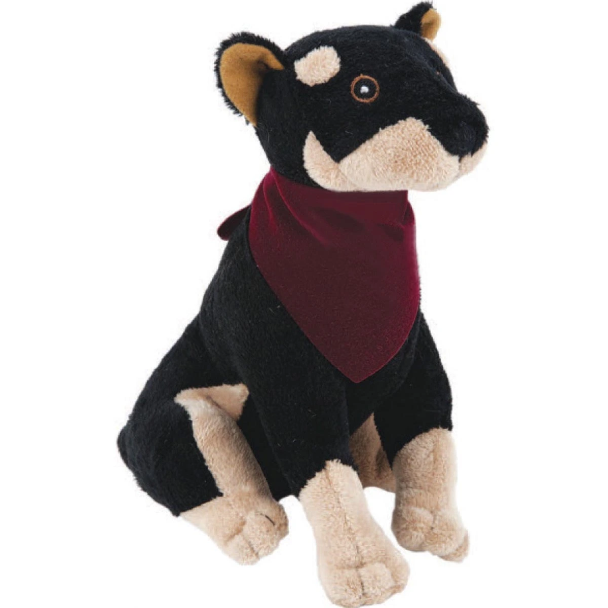 Realistic Doberman Stuffed Animal - 8"
