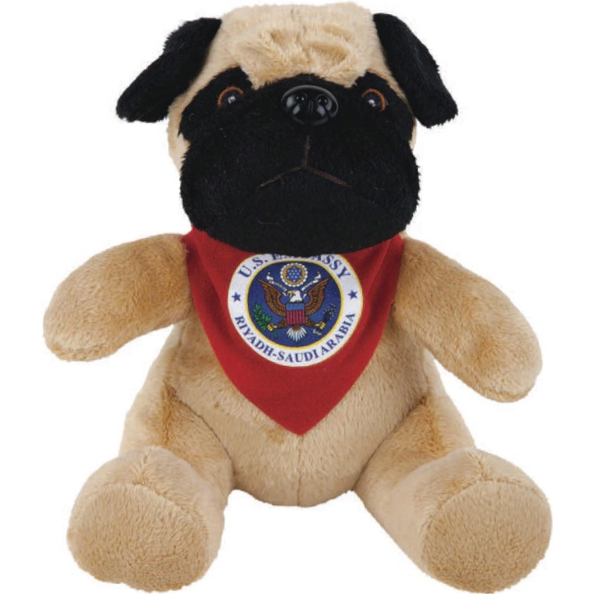 Super Soft Stuffed Max the Pug - 8"
