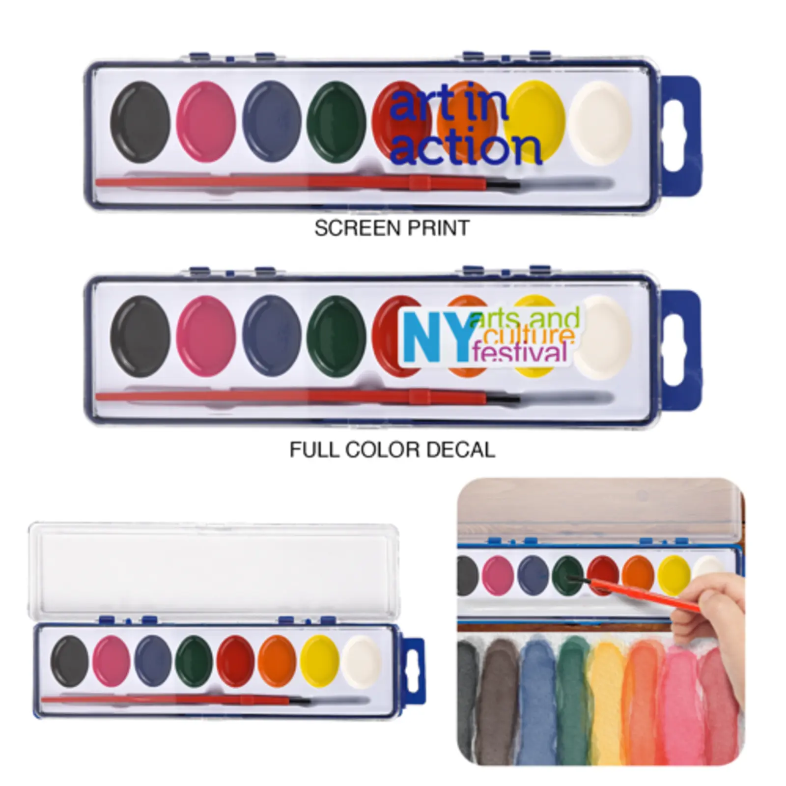 8 Watercolor Paint Set