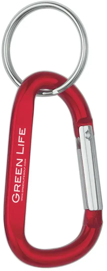 Carabiner With Split Ring - 8mm