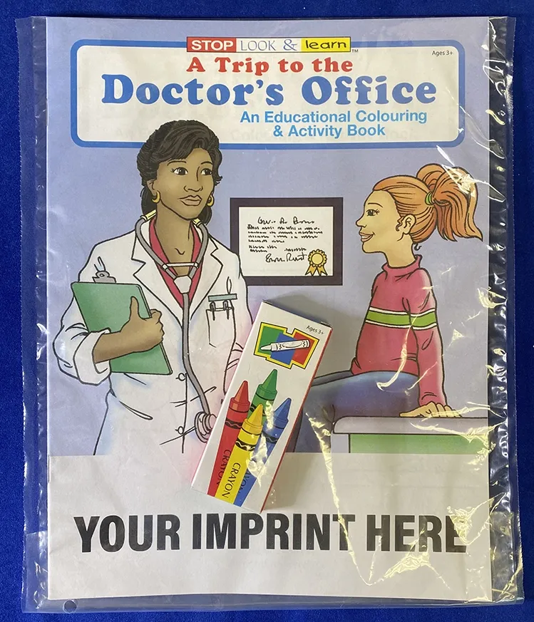 A Trip to the Doctor's Office Coloring & Activity Book