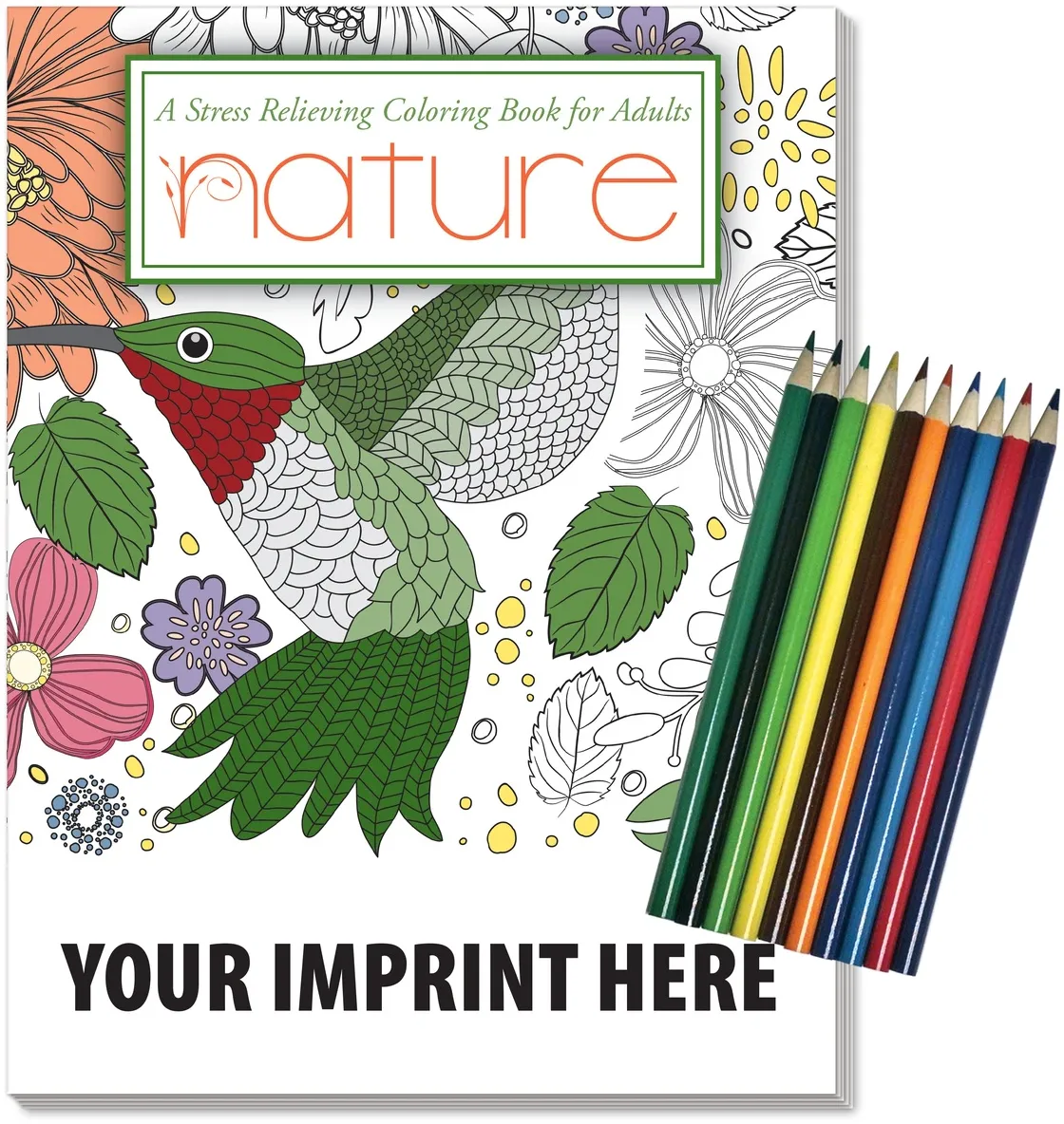 Adult Coloring Book - Nature Stress Relieving Coloring Book for Adults