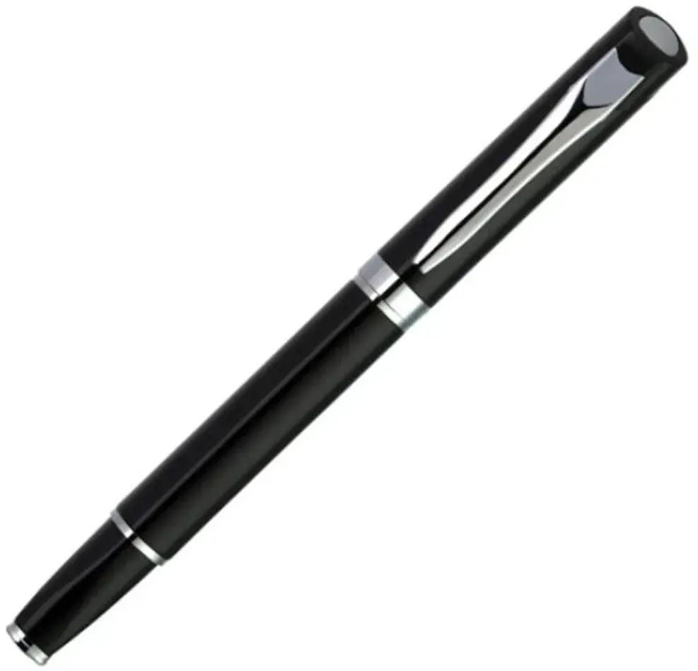 Chrome Trim Custom Rollerball Pen for Business Promotion