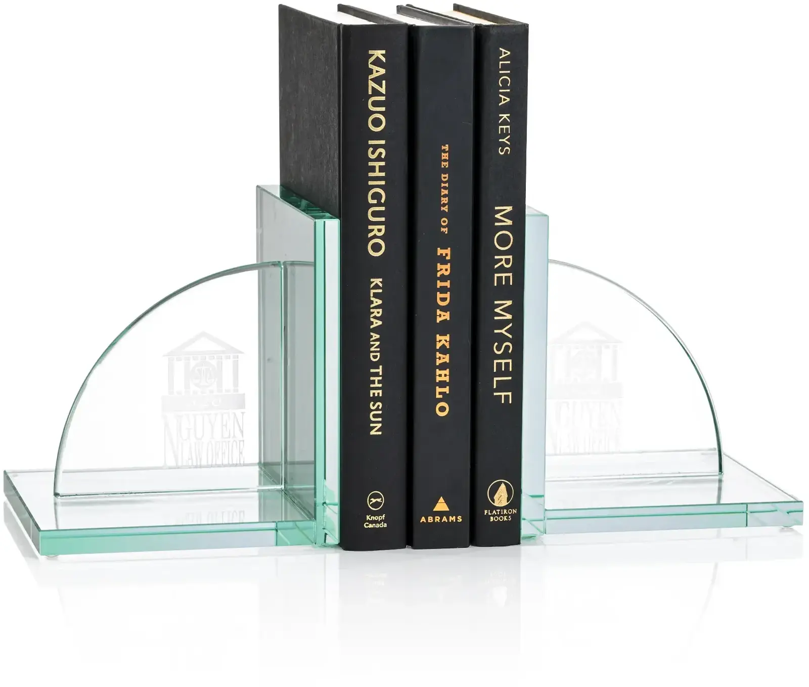 Custom Arch & Square Wood Bookends - Promotional Products