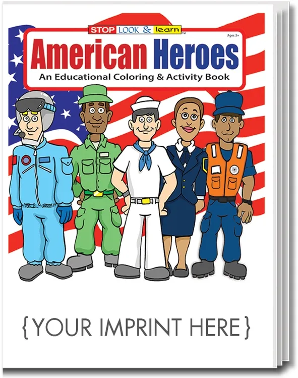 American Heroes Coloring and Activity Book