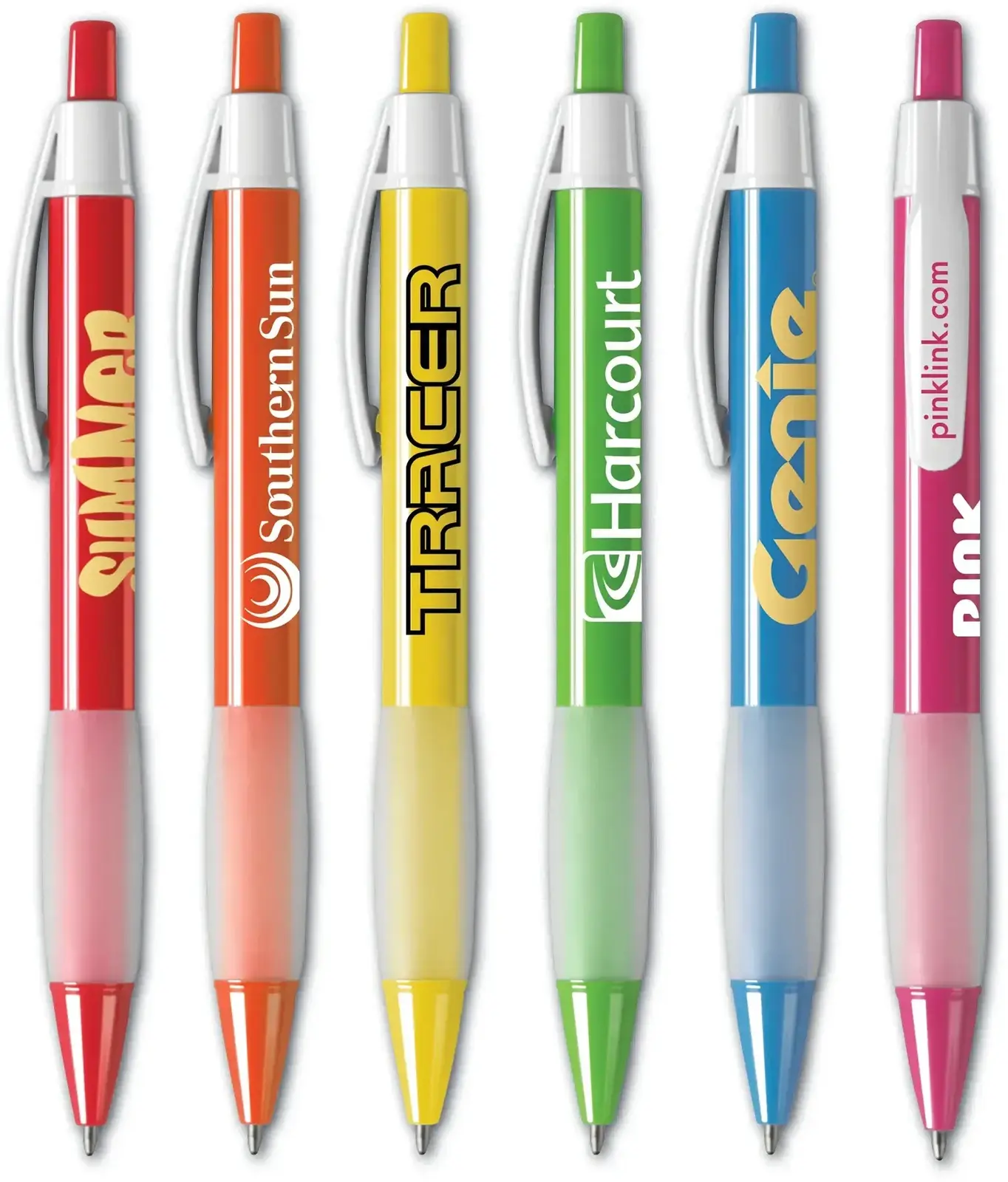 Amigo Grip Pen™ - Promotional Retractable Ballpoint with Soft Grip and Easy-Glide™ Ink.