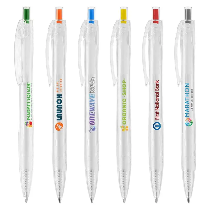 Aqua Clear - Eco Recycled PET Plastic Pen