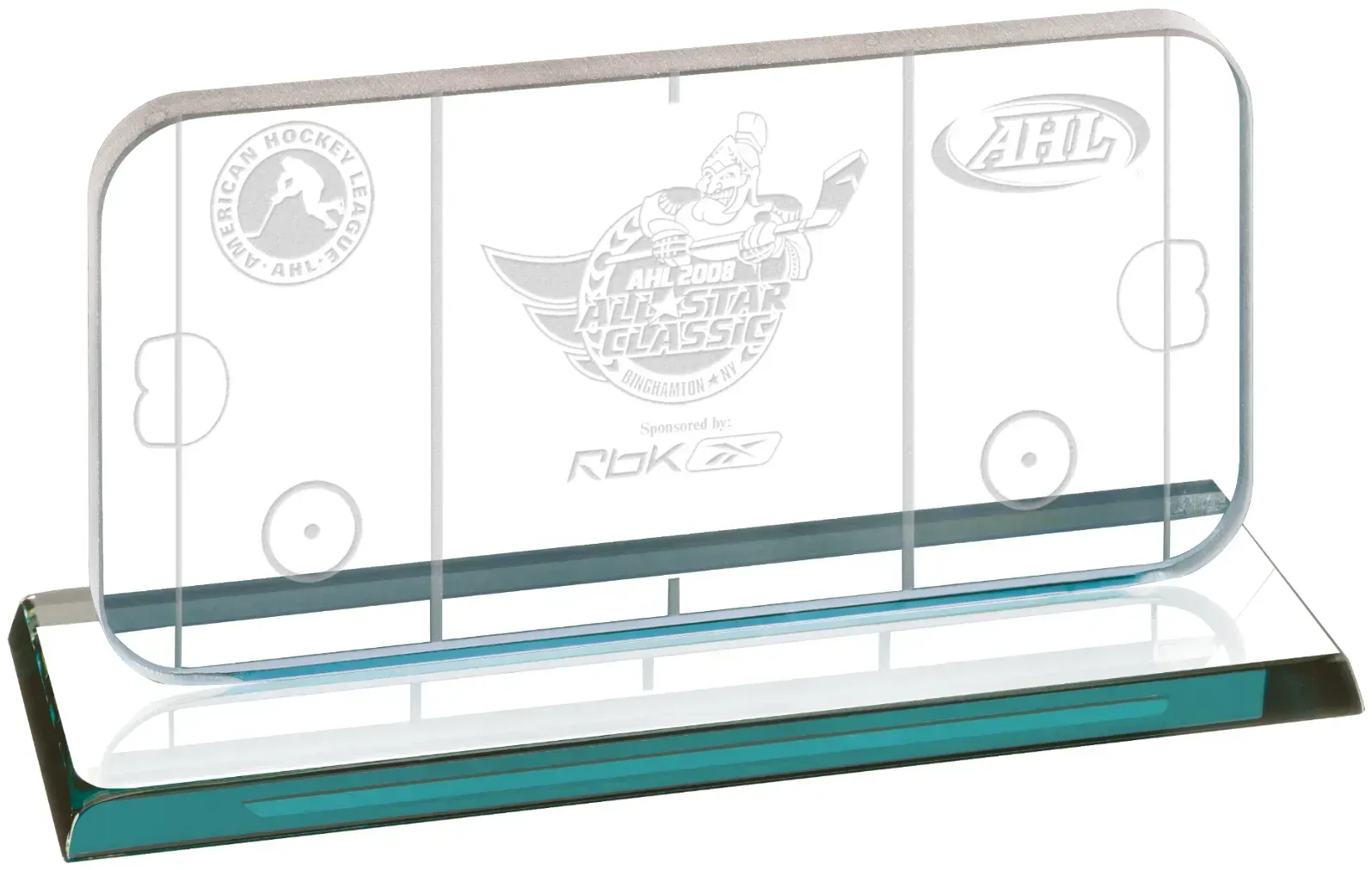 Jade Hockey Arena Promotional Award - Customizable Logo Enhancement