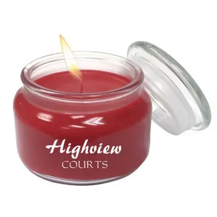 Aromatherapy Wax Candle Glass Patio Jar