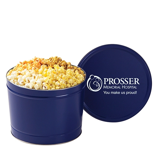 Assorted Popcorn Tin Set - 4 Sizes