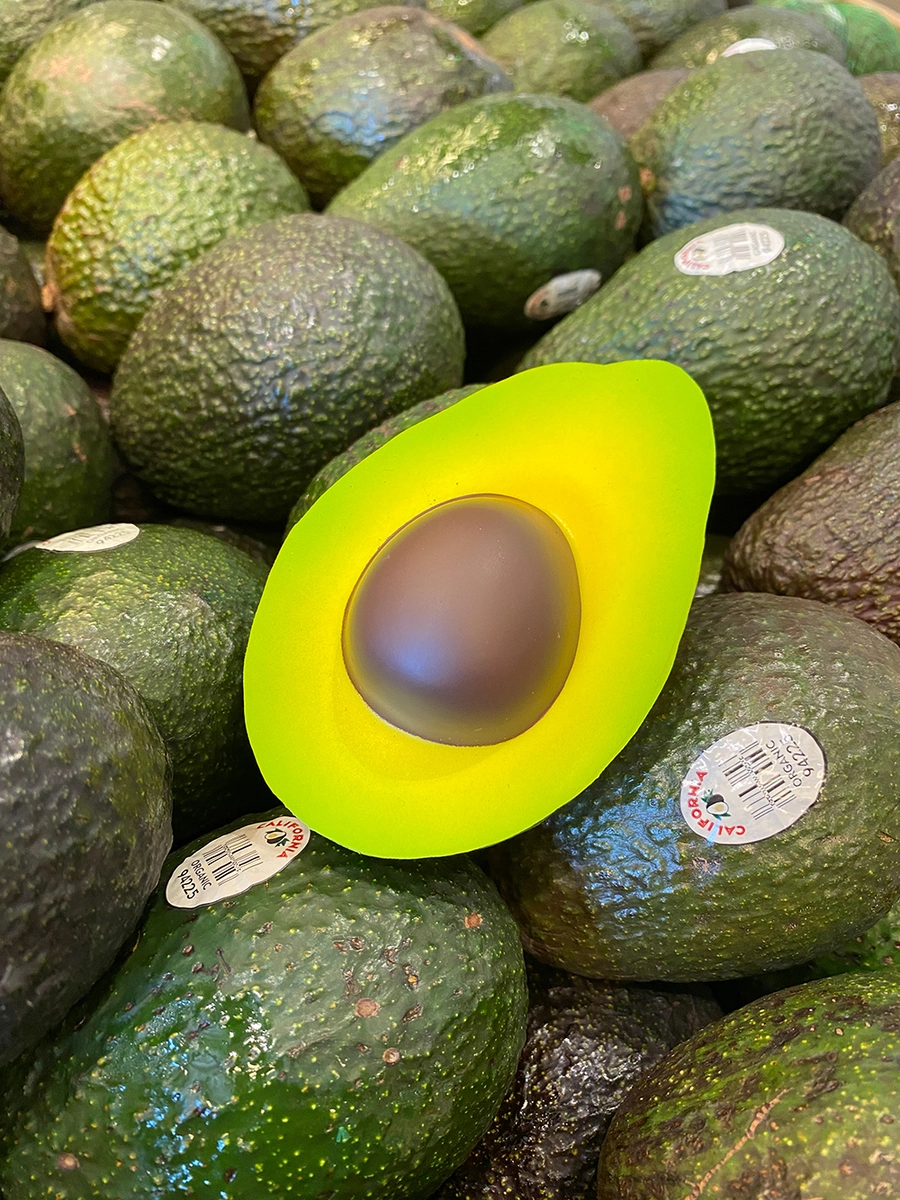Imprinted Avocado Stress Reliever
