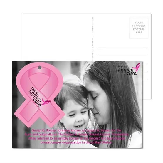 Awareness Ribbon Postcard Luggage Tag