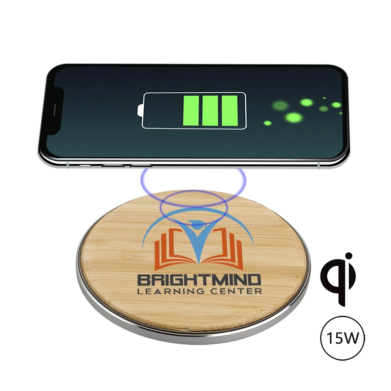 Bamboo 15W Qi Wireless Charger