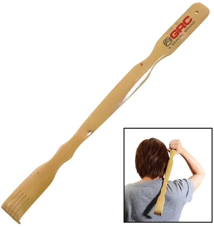 Personalized Bamboo Back Scratcher with Shoe Horn