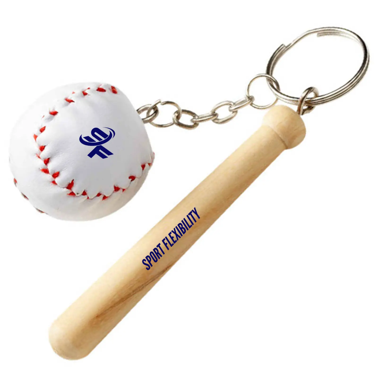 Custom Baseball & Bat Key Holder