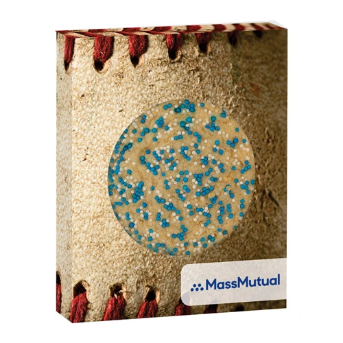 Baseball Sugar Cookies in Window Box