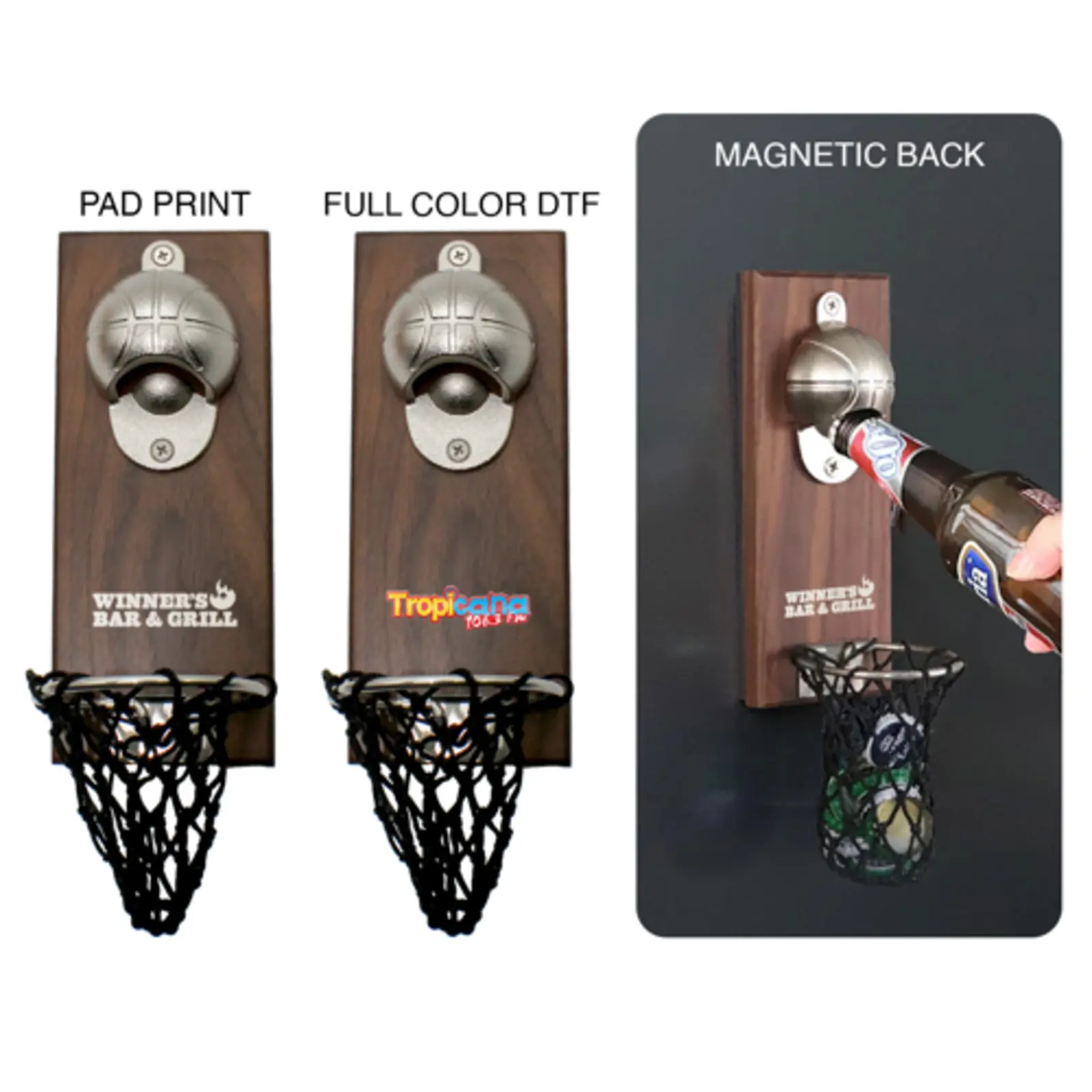 Custom Basketball Bottle Opener