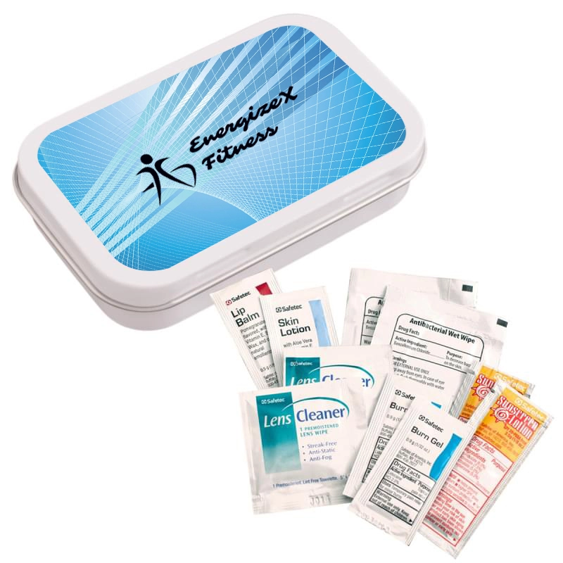 Beach Ready Tin with Sunscreen, Lip Balm, and Skin Soothers