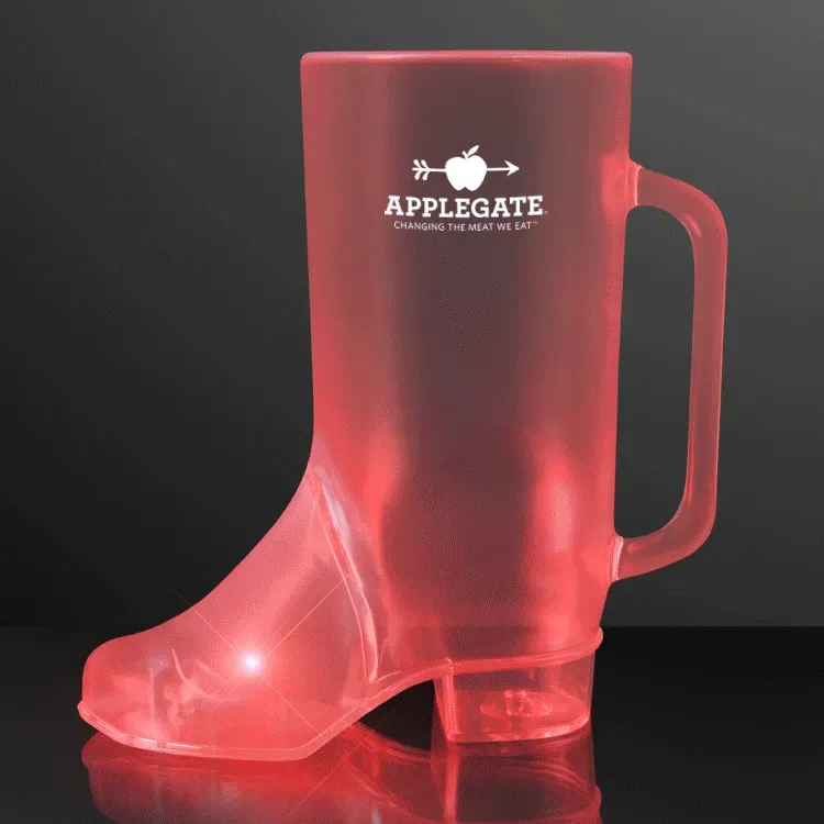 Beer Boot Mug Light Up Drinking Glass