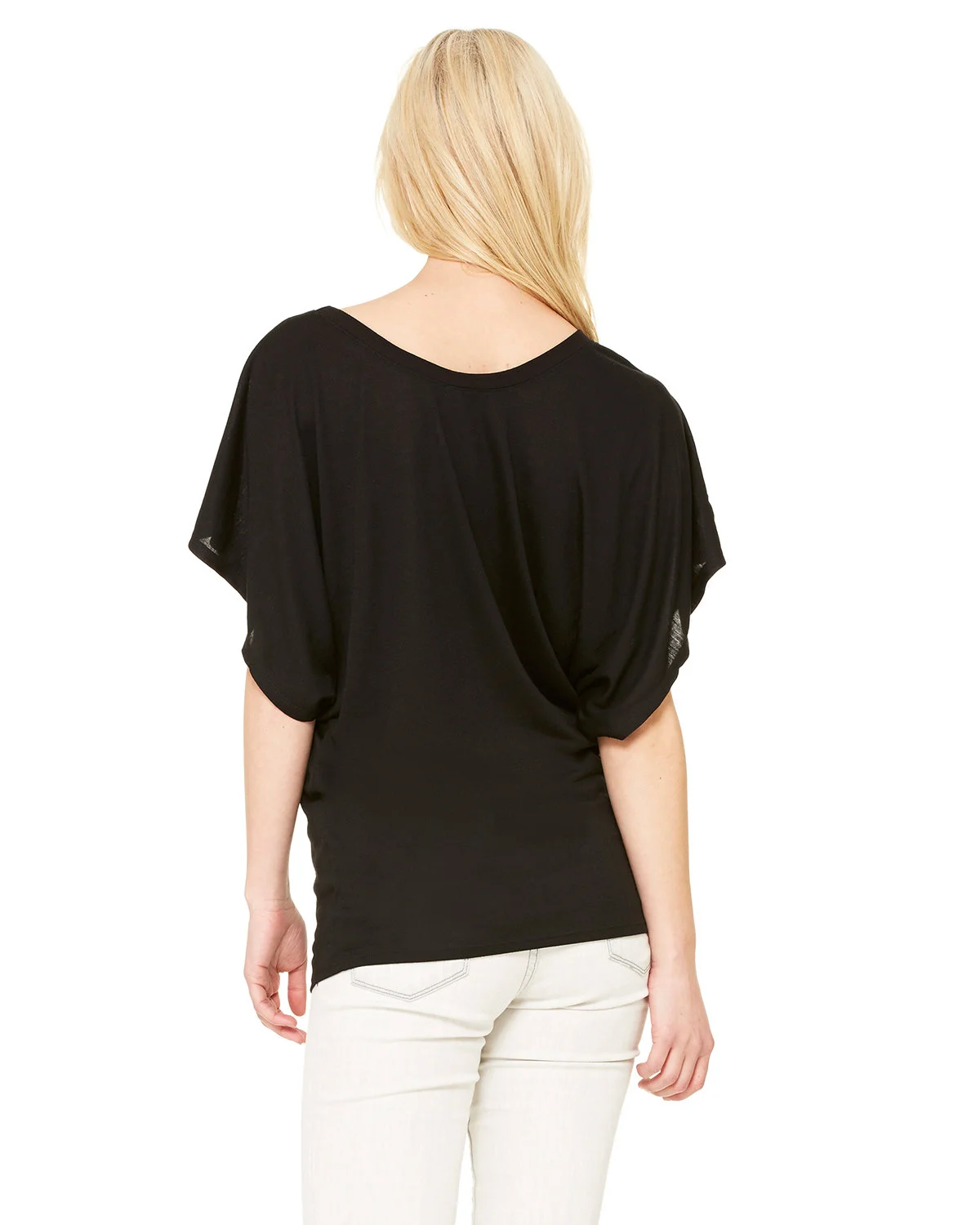 Bella + Canvas Ladies' Flowy Draped Sleeve Dolman T-Shirt