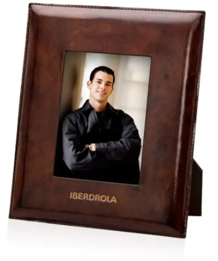 Custom-Branded Leather Photo Box for Events & Businesses