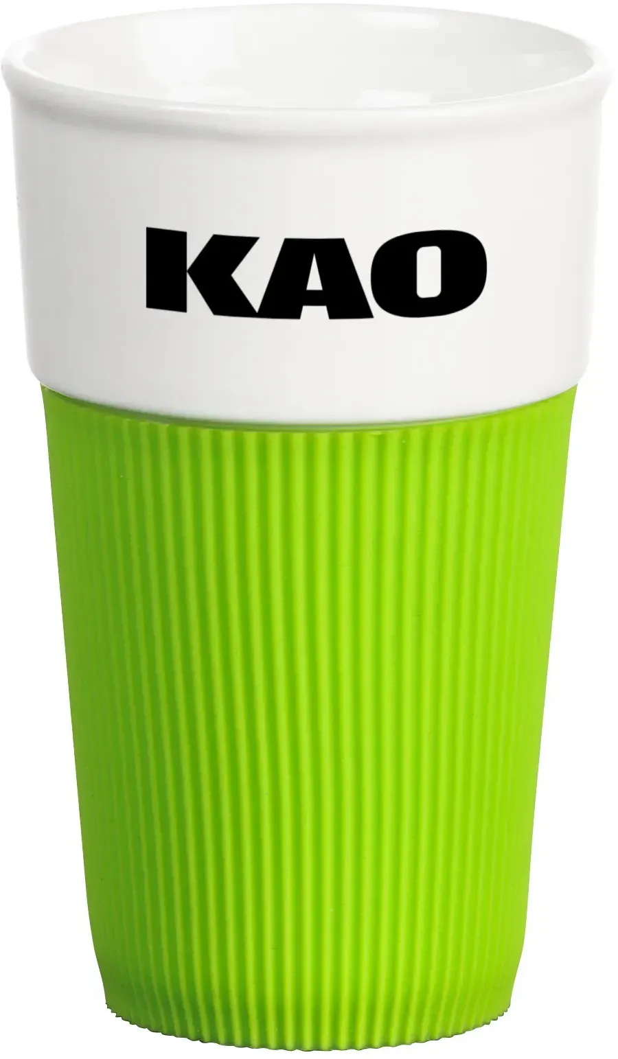 13oz Bistro Ceramic Custom Logo Mug with Silicone Sleeve for Home and Office