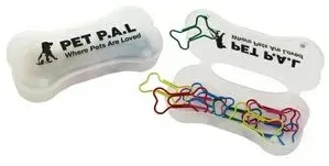 Bone Shaped Paper Clips & Case