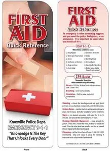 Bookmark - First Aid: Quick Reference