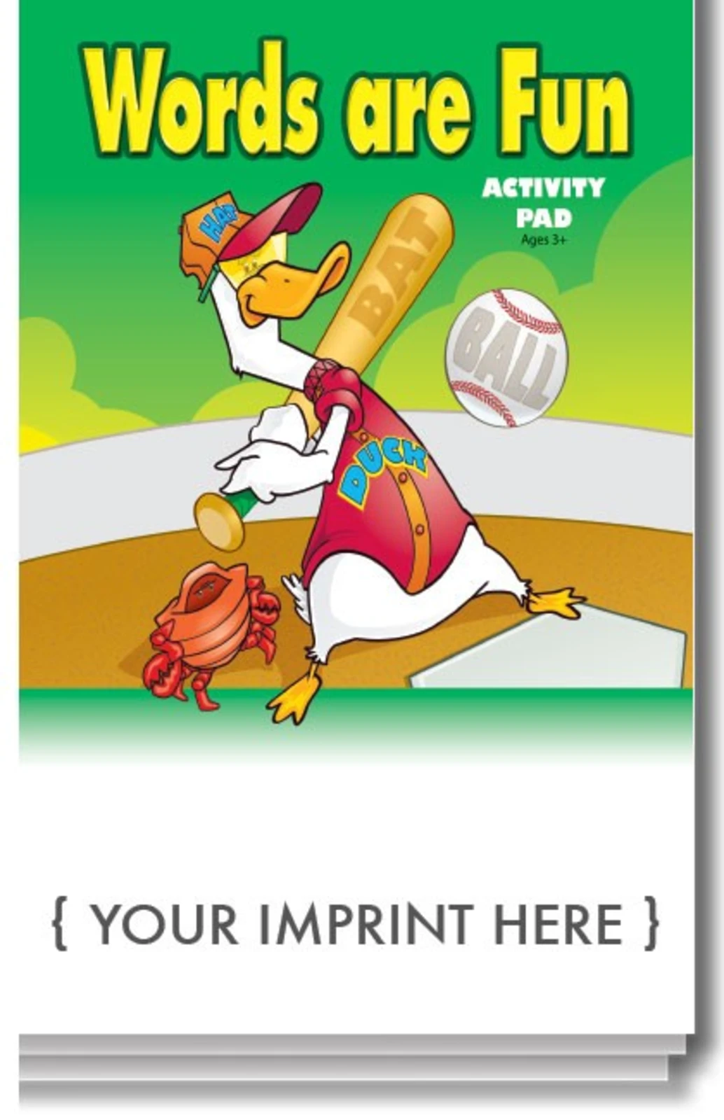 Branded Words are Fun Kids Activity Pad - Interactive Educational Fun